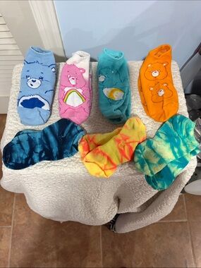 Care Bears Low-Cut Socks - Assorted Colors (4 Pack)